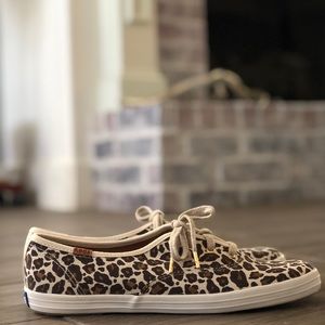 Keds Cheetah Print Sneakers - Size 8.5